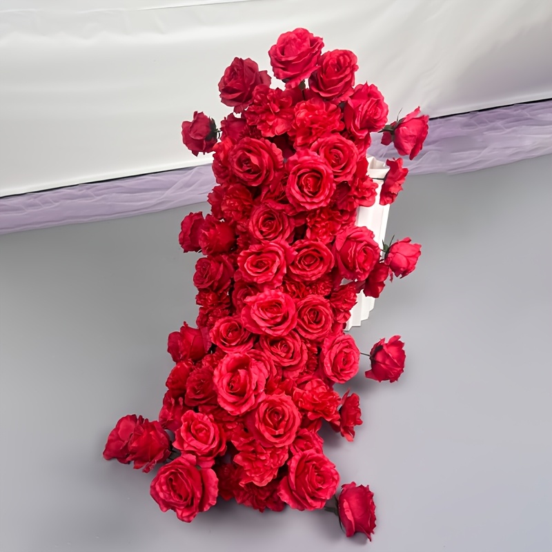 Outdoor Power For Wedding - Arco de Flores de Rosas Romántico,