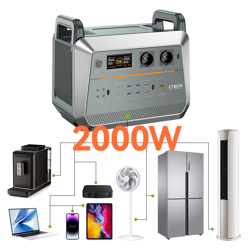 Outdoor Power Generator - Generador de energía solar portátil de