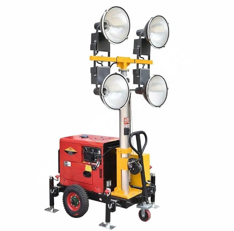 Outdoor Power Generator - Torre de Luz Móvil Portátil de