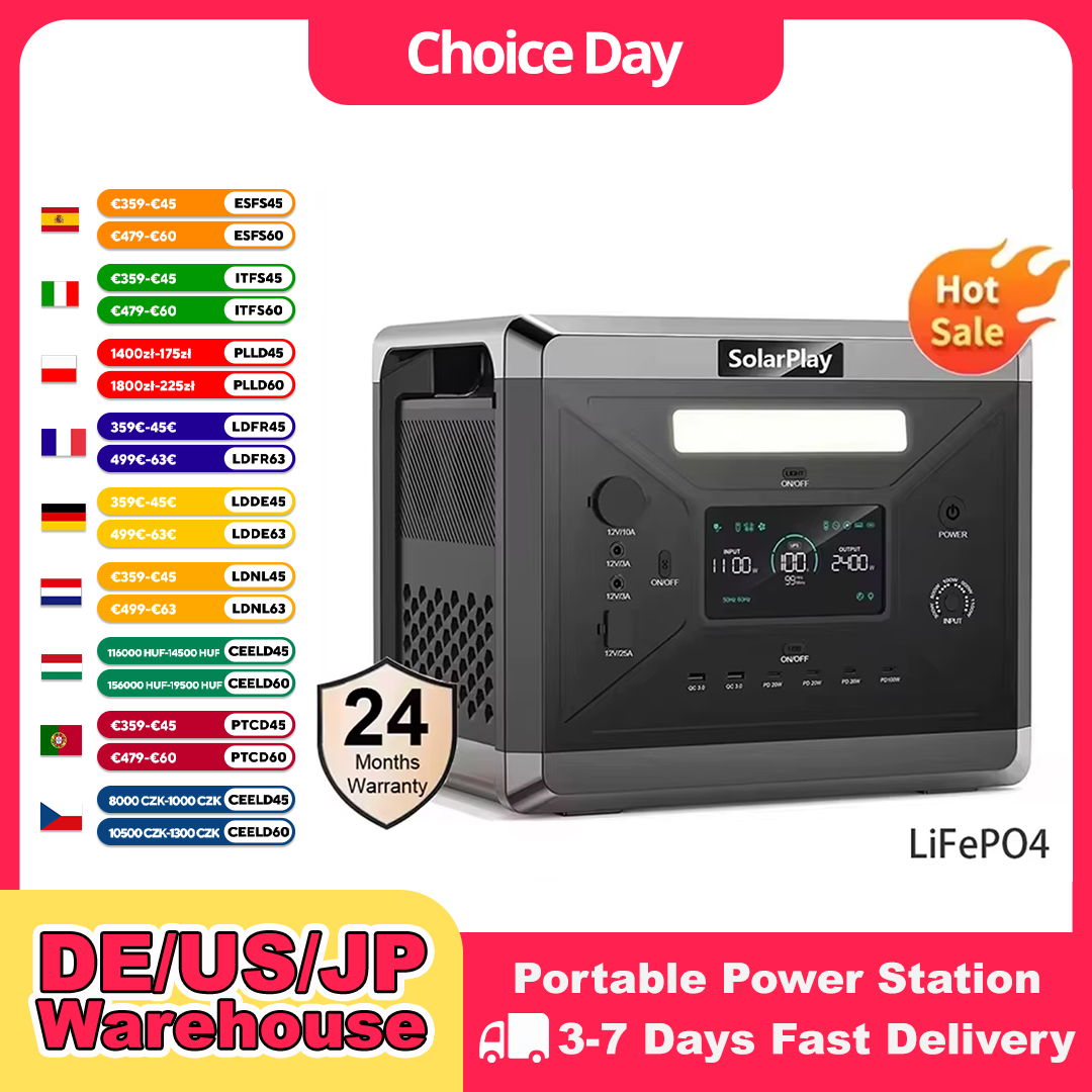 Outdoor Power Generator - Estación de energía portátil SOLARPLAY Q2501