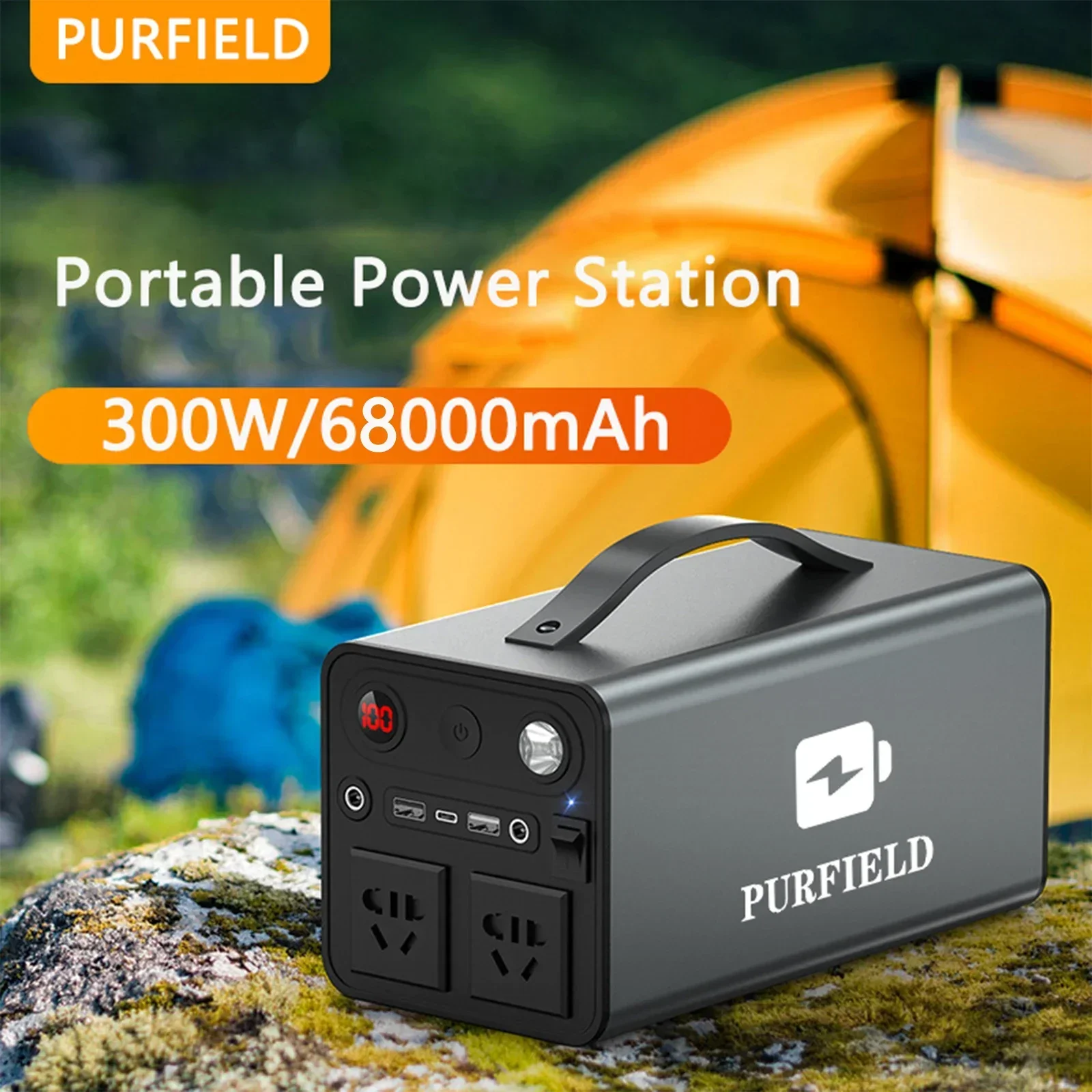 Outdoor Power Generator - PURFIELD-generador de estación portátil, batería de