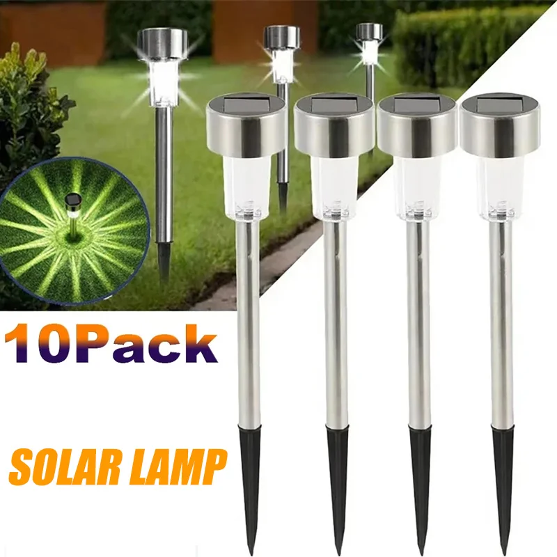 Outdoor Power And Plant - Luces solares para exteriores, lámpara de