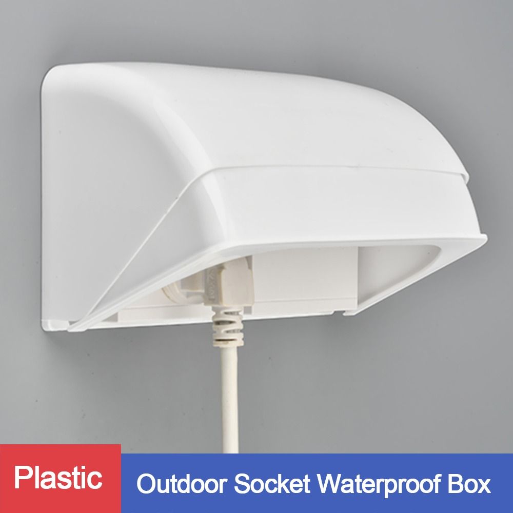 Outdoor Power Outlet Box - 1 Uds. Caja impermeable para enchufe