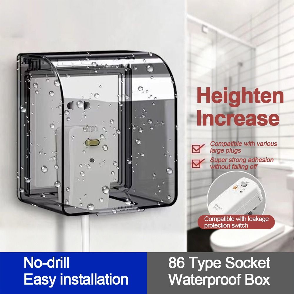 Outdoor Power Outlet Box - Cubierta Protectora para Interruptor de Pared,