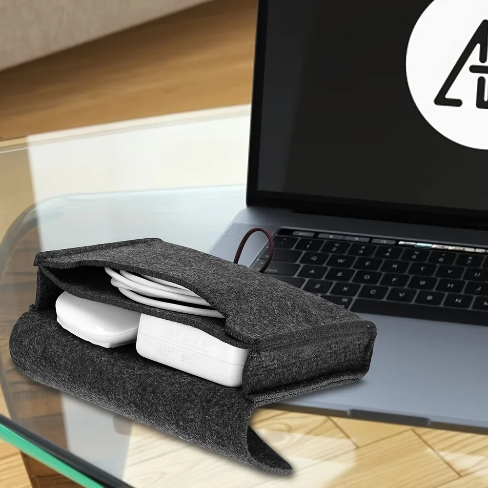 Outdoor Usb Power Adapter - Estuche organizador de cables de fieltro