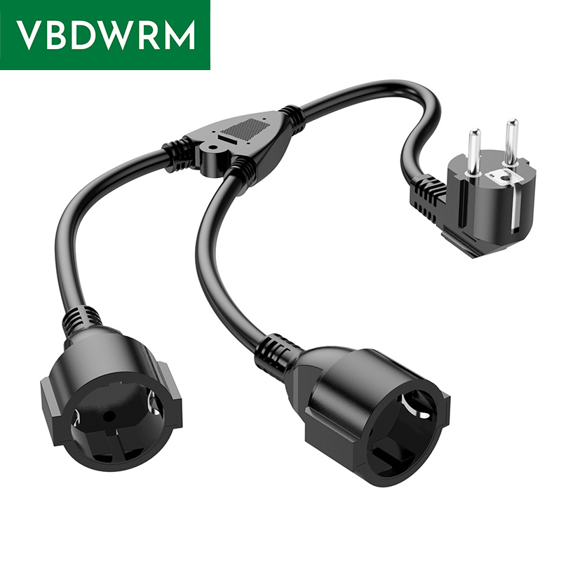 Outdoor Power Extension - Cable divisor de corriente UE 1X2