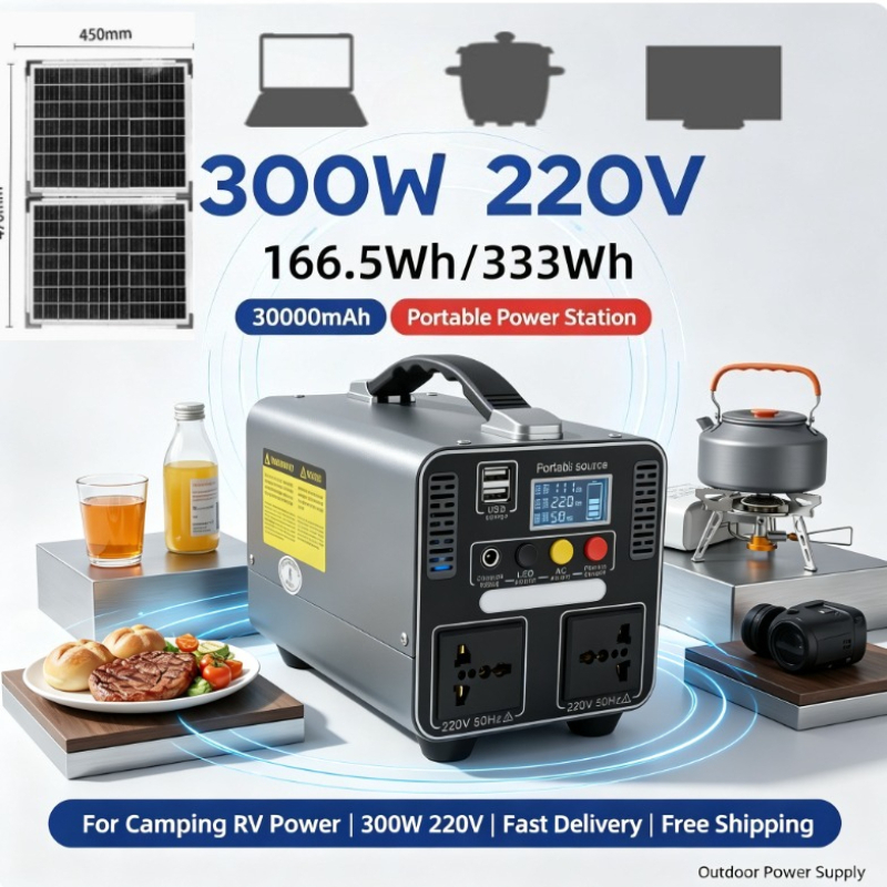 Outdoor Power Generator - Estación de energía portátil de 300