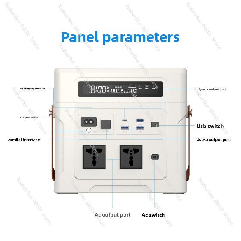 Estación de Energía Portátil d - Outdoor Power Generator reseña y precio
