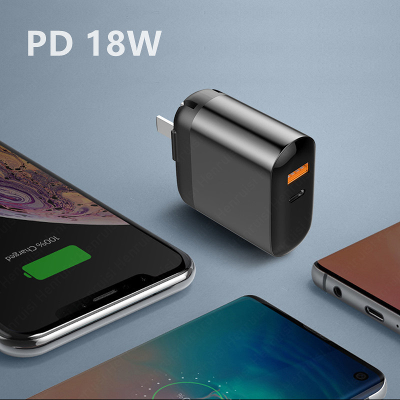 Cargador USB tipo C de 18W, ad - Outdoor Usb Power Adapter reseña y precio