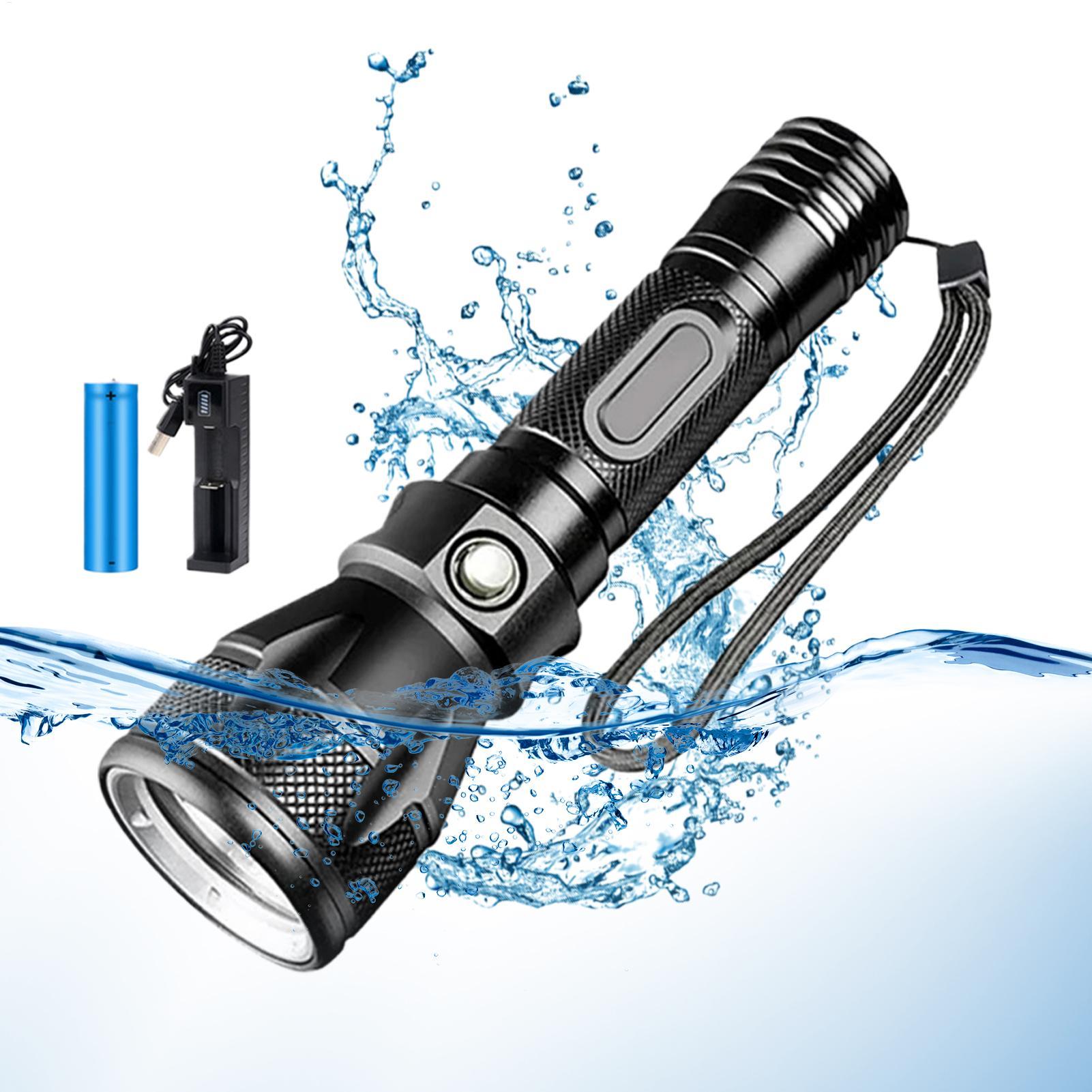 Linterna de Buceo LED Recargab - Outdoor Powersports reseña y precio