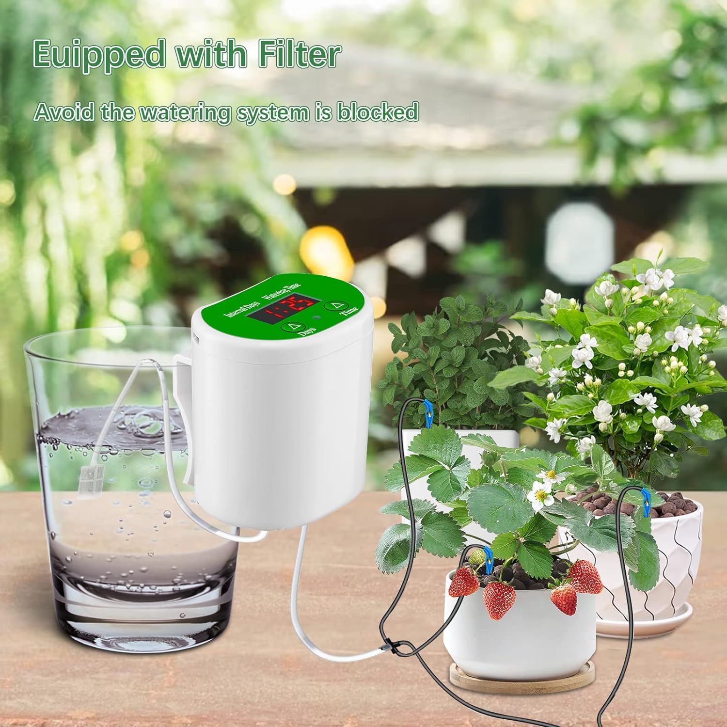 Dispositivos de riego de plant - Outdoor Power And Plant reseña y precio