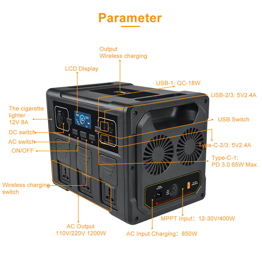 Generador Solar Portátil de 12 - Outdoor Power Generator reseña y precio