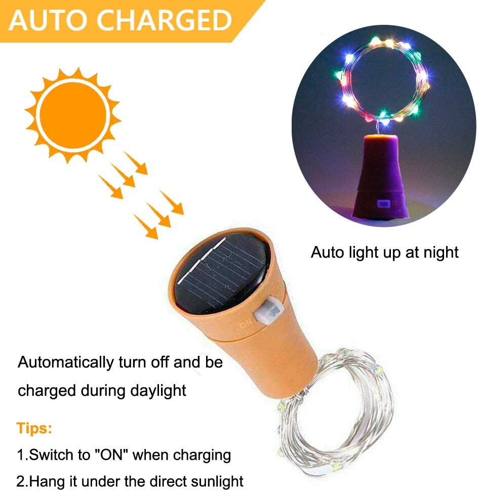 Botella de vino solar LED seri - Outdoor Power For Wedding reseña y precio