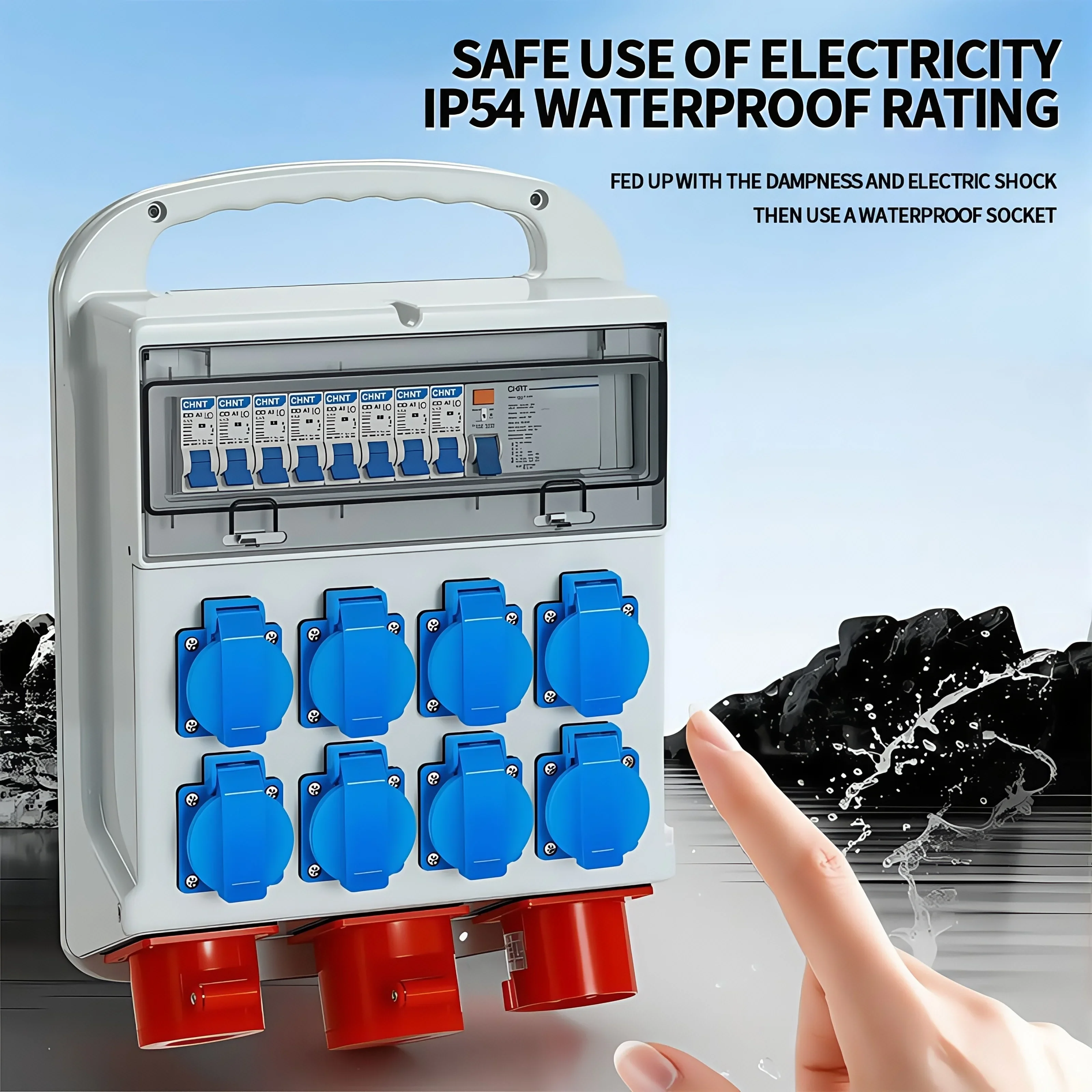 Enchufe de Panel Industrial Im - Outdoor Power Rack reseña y precio