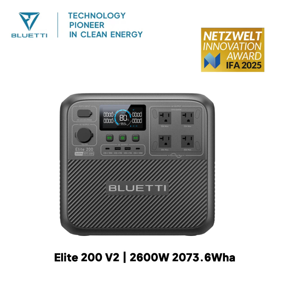 【Renew】BLUETTI Elite 200 V2 Es - Outdoor Power Generator reseña y precio