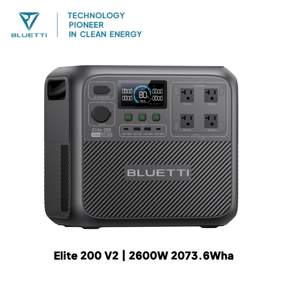 【Renew】BLUETTI Elite 200 V2 Es - Outdoor Power Generator reseña y precio