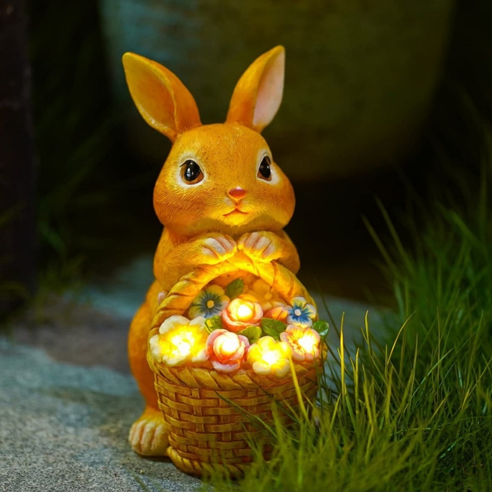 Estatua de conejo para jardín  - Outdoor Power Deals reseña y precio