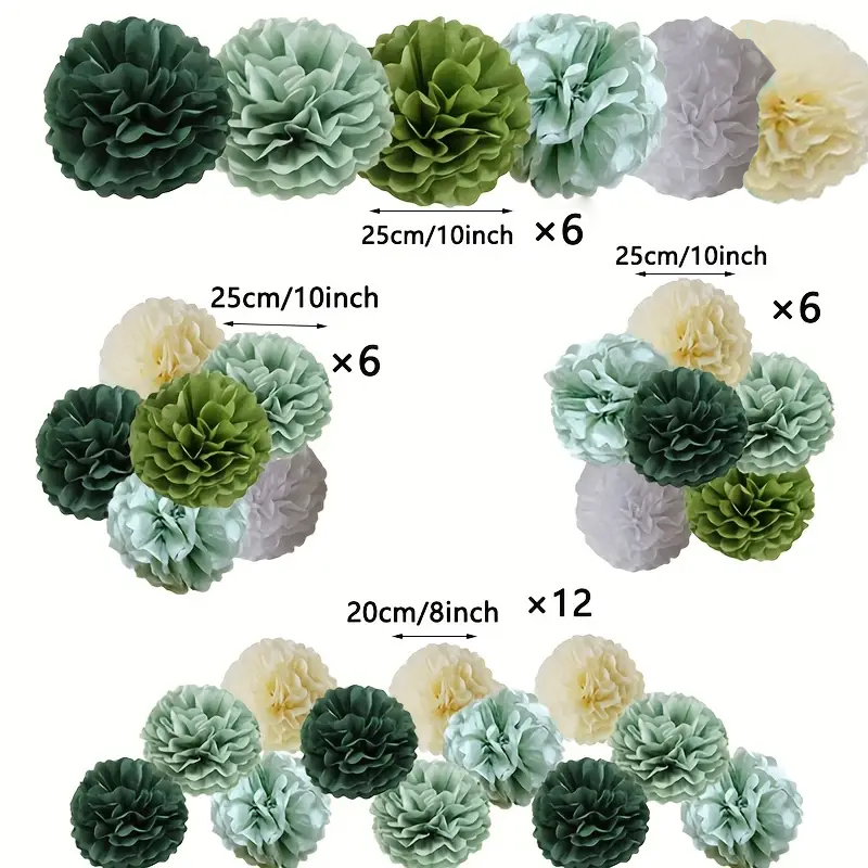 30 piezas de bolas de flores d - Outdoor Power For Wedding reseña y precio