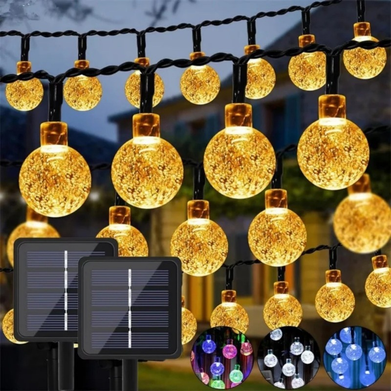 Guirnalda de Luces Solares con - Outdoor Power For Wedding reseña y precio