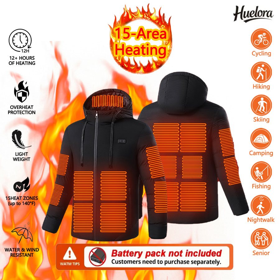 Huelora Chaqueta calefactable  - Outdoor Powersports reseña y precio