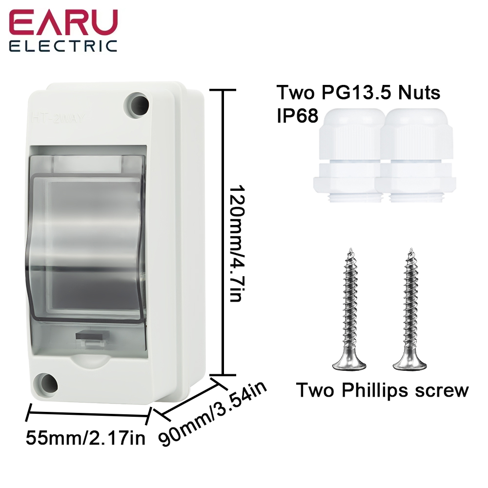 HT-2 IP65 caja de distribución - Outdoor Power Outlet Box reseña y precio